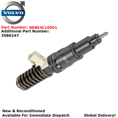 VOLVO PENTA NEW AND RECONDITIONED DELPHI DIESEL INJECTOR 3586247 - BEBE4C10001